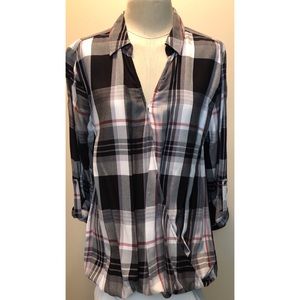 Lane Bryant Flannel Blouse NWT